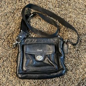 Black mini cross body